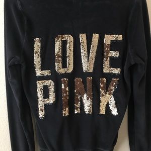 Bling Velvet sweater VS PINK